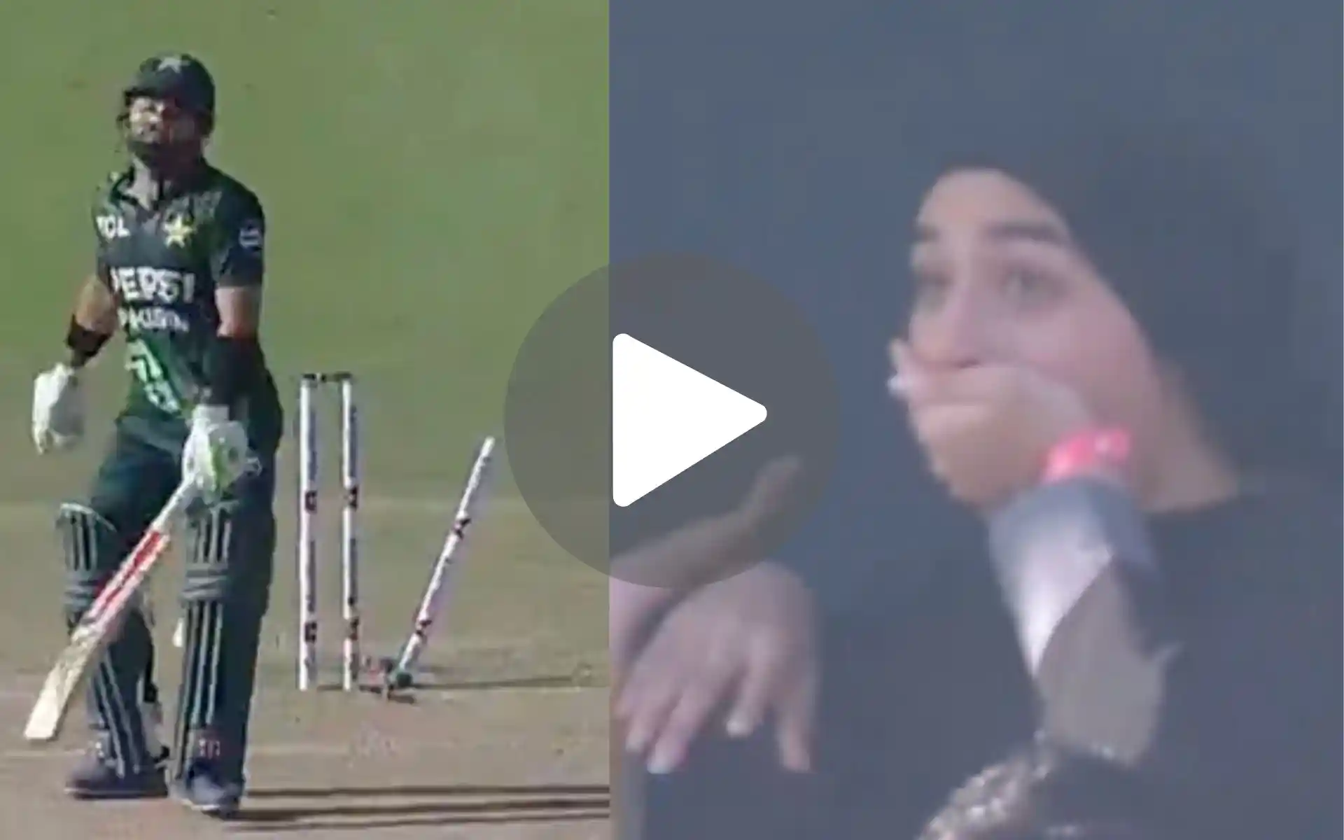 [Watch] Pakistan Girl Gets Upset With Rizwan As Captain Departs With A Nervous Shot